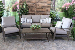 CEDARBROOK 4 PIECE SEATING SET -  Sofa, 2 Club Chairs and Coffee Table