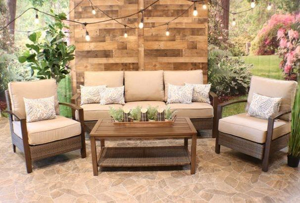 KENNET PIECE SEATING SET Sofa, Club Chairs and Coffee Table