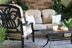 LYNNWOOD 3 PIECE SEATING SET - Love Seat and 2 Club Chairs
