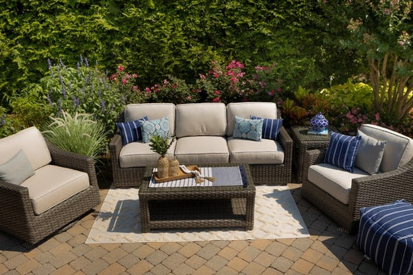 SOUTHAMPTON PIECE SEATING SET Sofa, Club Chairs and Coffee Table