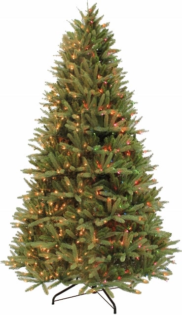 grandville fir prelit artificial tree with clear and multi lights
