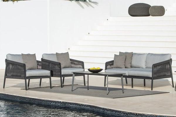 Outdoor discount couch aluminium