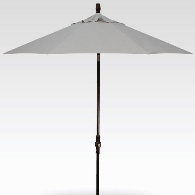 Treasure Garden 11' Auto Tilt Umbrella Sunbrella Cast Silver