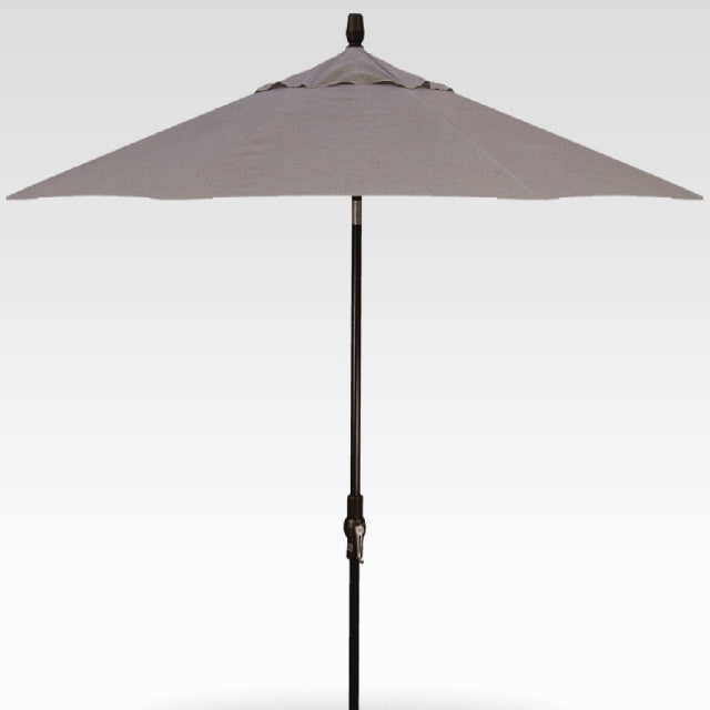 Treasure Garden 9' Auto Tilt Umbrella  Sunbrella Mushroom