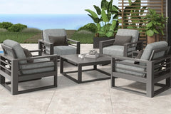 PALERMO 3 PIECE SEATING SET - Sofa and 2 Club Chairs