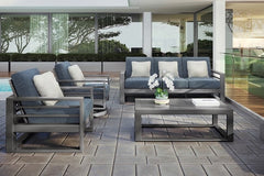 PALERMO 3 PIECE SEATING SET - Sofa and 2 Swivel Rockers