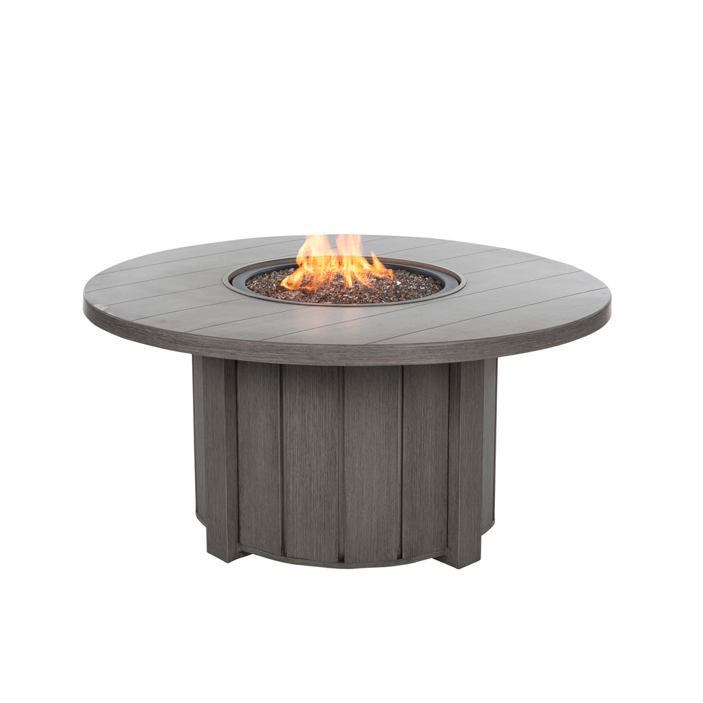 Trevi Fire Pit 50 Round Lit Smoke