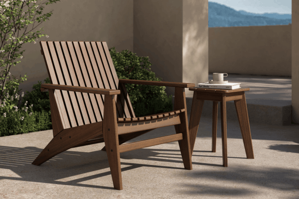 Artifex Blaine Chat Chair and End Table Outdoor Polymer Seating