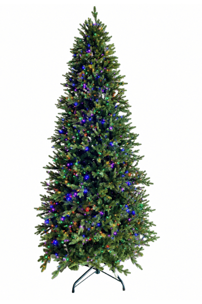 Artificial Christmas tree 11 foot life like led dual lit multi function 3mm lights bright multi t173