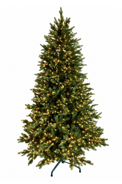 Artificial Christmas Tree Life Like 7.5 foot Remson Mountain Fir lit with 3MM LED multi function lights. Remote control included.  Clear function T164