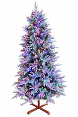 7.5' Ultra-Lit LED 3MM North Creek Flocked Fir Dual Lit