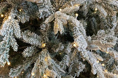 7.5' Ultra-Lit LED 3MM North Creek Flocked Fir Dual Lit
