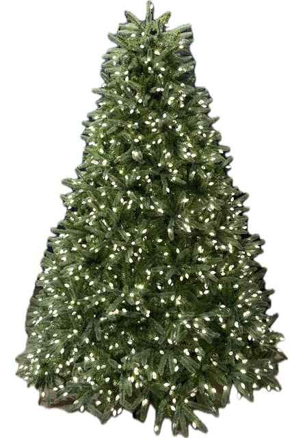 Artificial Christmas Tree PVC C4 Bubble Light Dual Lit Multi Function White Version