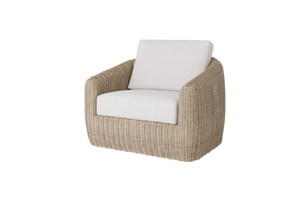 Ebel Boulevard all weather wicker outdoor patio seating club chair barley 