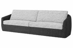 BOULEVARD 4 PIECE SEATING SET - XL Sofa, 2 Club Chairs and Coffee Table- Coal