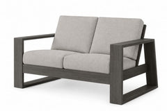 NOVARA 3 PIECE SEATING SET - Love Seat and 2 Club Chairs - Flax
