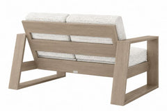 NOVARA 3 PIECE SEATING SET - Love Seat and 2 Club Chairs - Flax