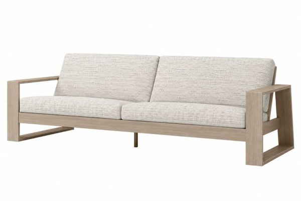 Ebel Novara Outdoor Aluminum Seating XL Sofa Flax