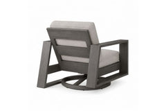 Novara Swivel Club Chair - Flax