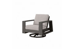 Novara Swivel Club Chair - Flax