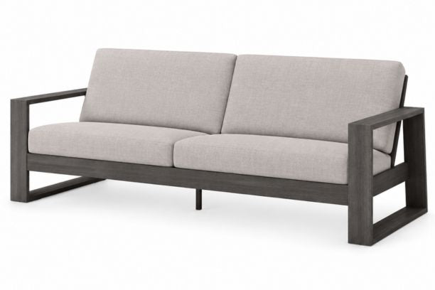 Ebel Novara XL Sofa Aluminum Patio Furniture Smoke Finish