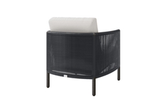 ORLEANS 3 PIECE SEATING SET - Sofa and 2 Club Chairs - Coal/Smoke