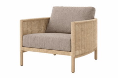 ORLEANS 3 PIECE SEATING SET - Love Seat, Club Chair and Swivel Club Chair - Barley/Flax