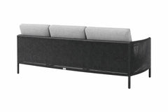 ORLEANS 3 PIECE SEATING SET - Sofa and 2 Club Chairs - Coal/Smoke