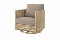 Orleans Swivel Club Chair - Coal/Smoke