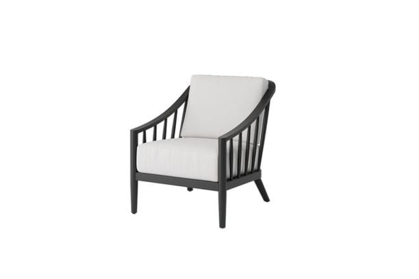 Ebel Palazzo Aluminum Club Chair Onyx