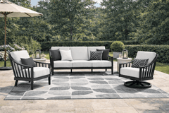 Palazzo 3 PIECE SEATING SET - Sofa, Club Chair and Swivel Rocker