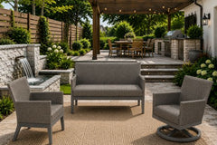 SIENA 3 PIECE SEATING SET - Love Seat, Club Chair and Swivel Chair
