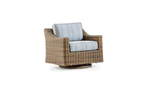 Erwin and Sons Miramar All Weather Wicker Outdoor Patio Seating Swivel Club Chair