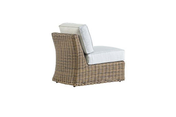 Erwin and Sons Miramar all Weather Wicker Outdoor Patio Seating Armless Add on Seat