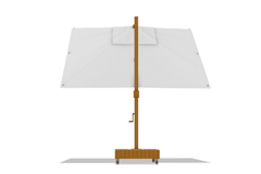 Aurora 10'x10' Cantilever Umbrella - Golden Oak