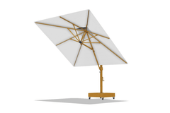 Aurora 10'x10' Cantilever Umbrella - Golden Oak