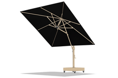 Aurora 10'x10' Cantilever Umbrella - Golden Oak