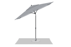 Frankford Umbrella 8' x 10' Monterey with Crank Lift and Auto Tilt - 100lb base