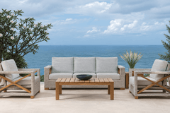 JUPITER 3 PIECE SEATING SET - Sofa and 2 Club Chairs