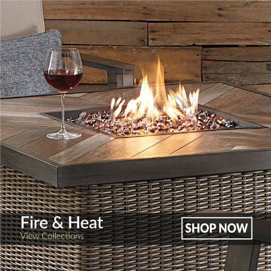 Outdoor Furniture Gas Fire Pit Collection