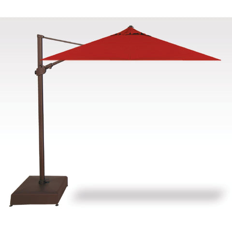 10' x 10' Cantilever Umbrella - Jockey Red | Shop Cantilever Outdoor Umbrellas