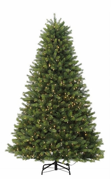 7.5 ft lisbon fir led lights artificial christmas tree 