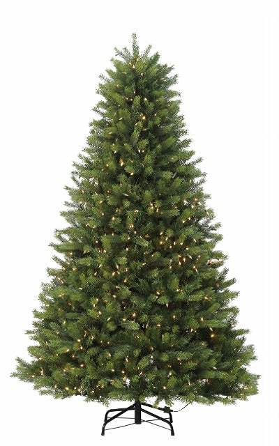 7.5 ft windham fir led clear and multi lights artificial christmas tree