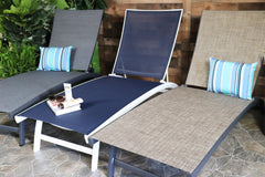 Poolside Chaise Lounge Grey