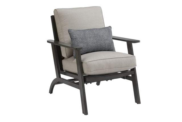 Agio Addison Aluminum Outdoor Deep Seating Spring Chair