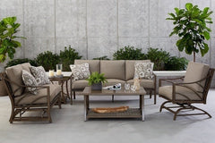 POTOMAC 4 PIECE SEATING SET - Sofa, 2 Spring Chairs and Coffee Table