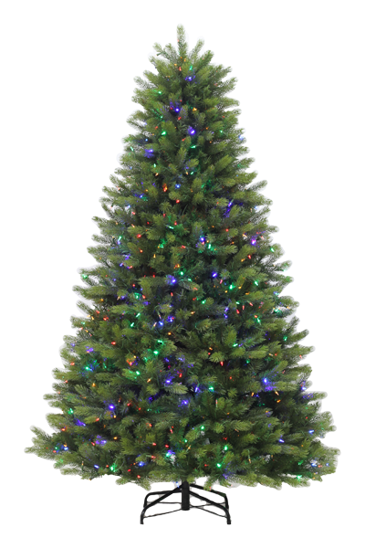 brandford fir multi color led lights artificial Christmas tree