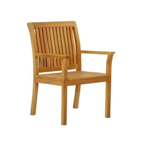 chealsea dining arm chair teak kingsley bate outdoor furniture