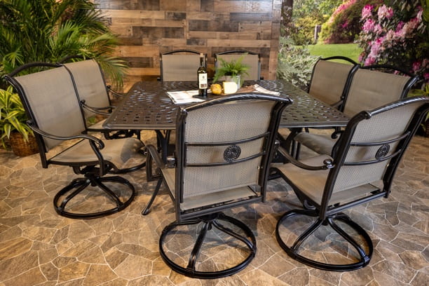 patio dining swivel rocker chair