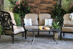 LYNNWOOD 4 PIECE SEATING SET - Love Seat, 2 Club Chairs and Coffee Table